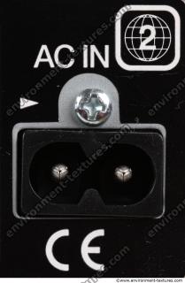 Photo Texture of Electronic Black